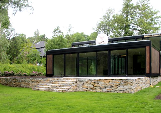 Naturstein und moderne Architektur